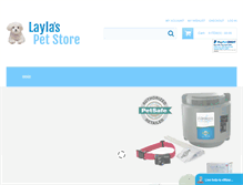 Tablet Screenshot of laylaspetstore.com